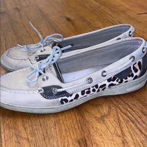 Sperry Cheetah Print Boat Shoes